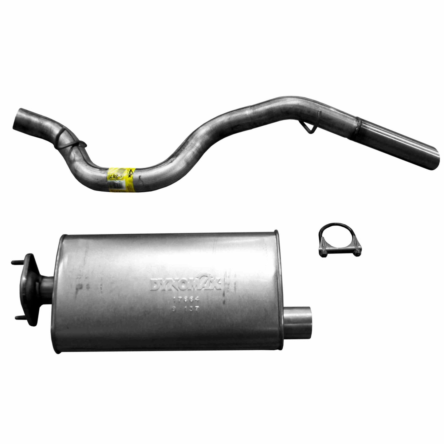 Dynomax Exhaust System Kit - Super Turbo Cat Back System, Aluminized Steel