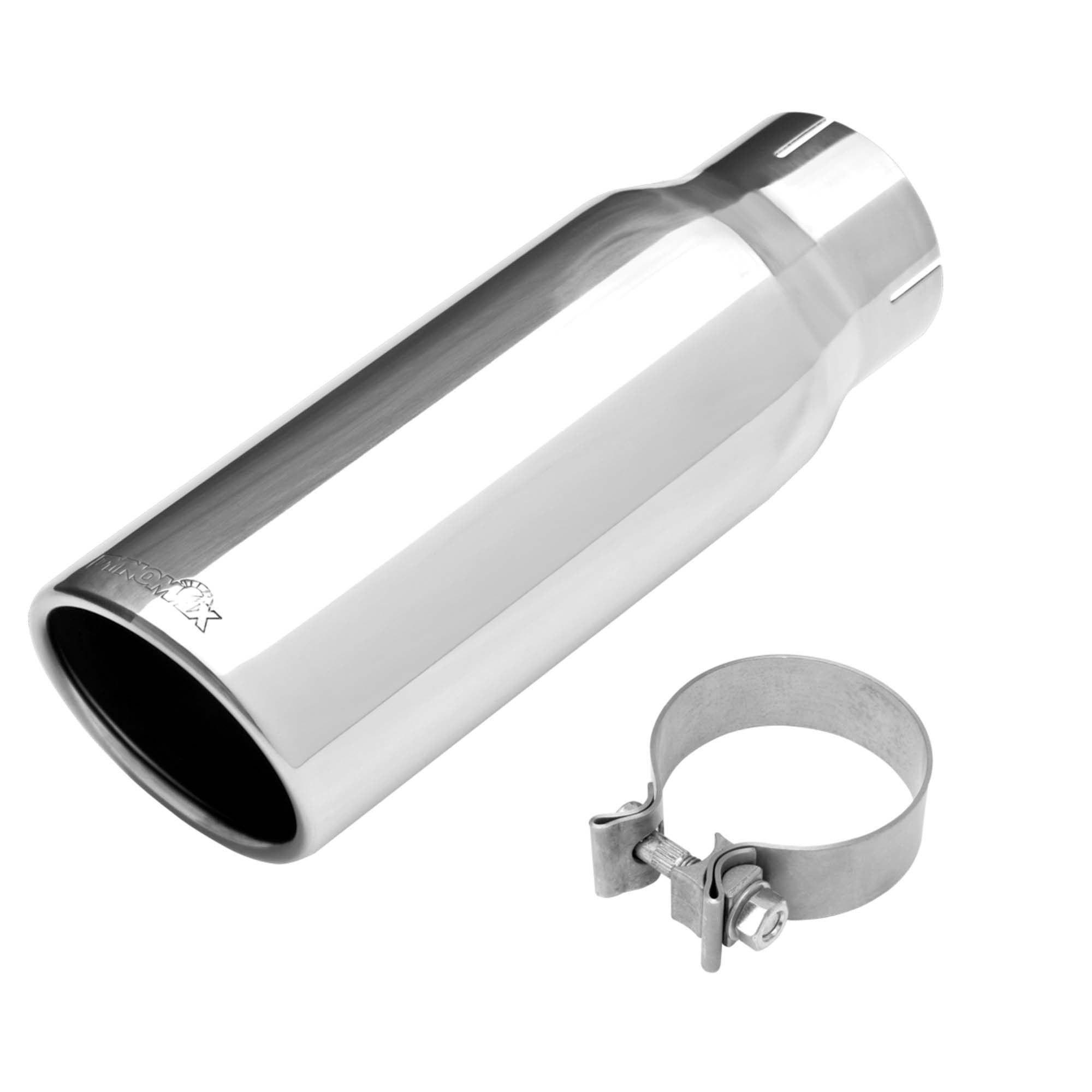 Dynomax Exhaust Tail Pipe Tip-3in Inlet, 4in Outlet, Polished Stainless Steel