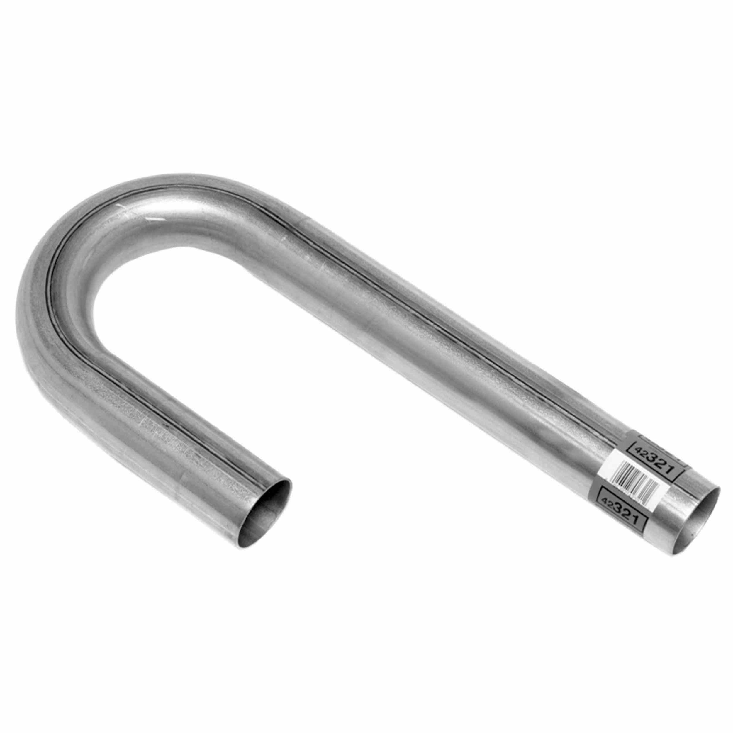 Dynomax 2.25in Aluminized J-Bend Pipe 3.5 Radius 16 Gauge DYN42321