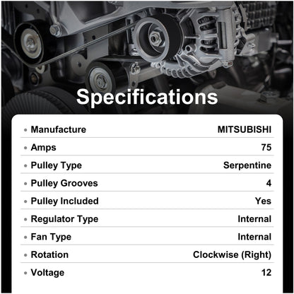 WAI Alternator 13451N image 9