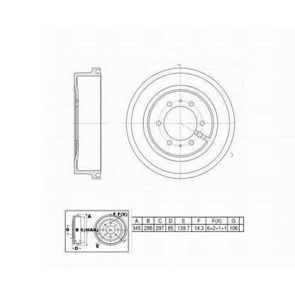 Perfect Stop Perfect Stop Full Line Standard Replacement 446212
