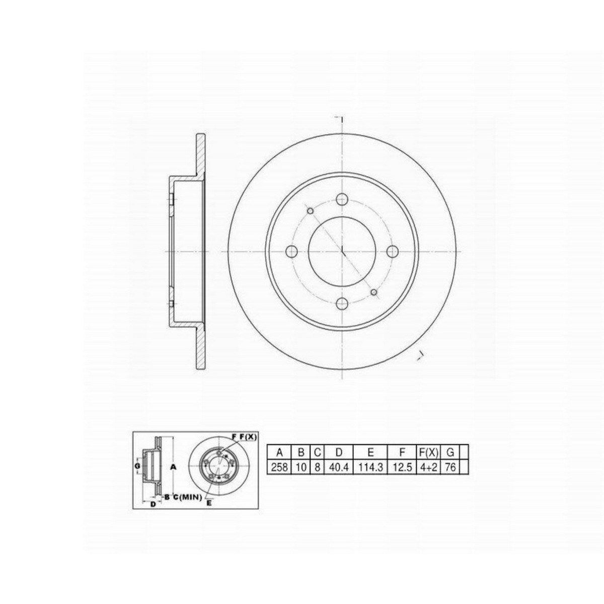 Perfect Stop Perfect Stop Full Line Standard Replacement-Painted 661324
