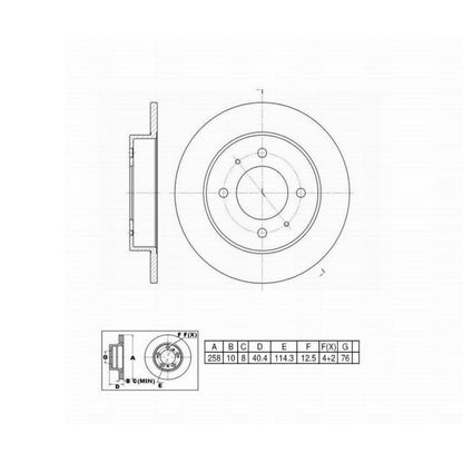 Perfect Stop Perfect Stop Full Line Standard Replacement-Painted 661324