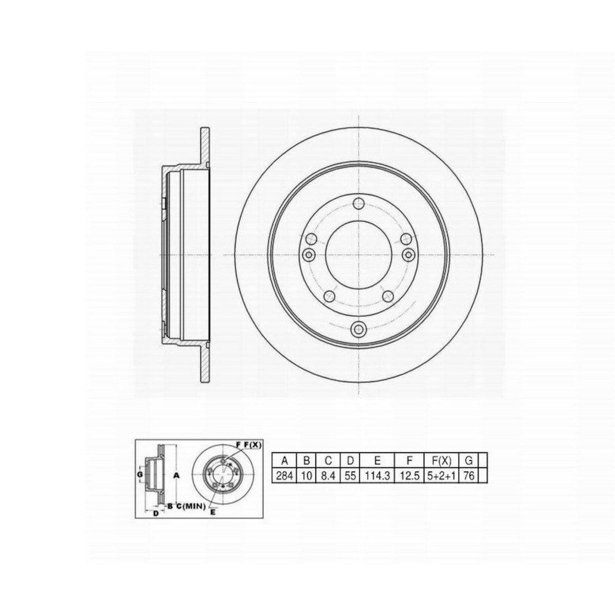 Perfect Stop Perfect Stop Full Line Standard Replacement-Painted 661742