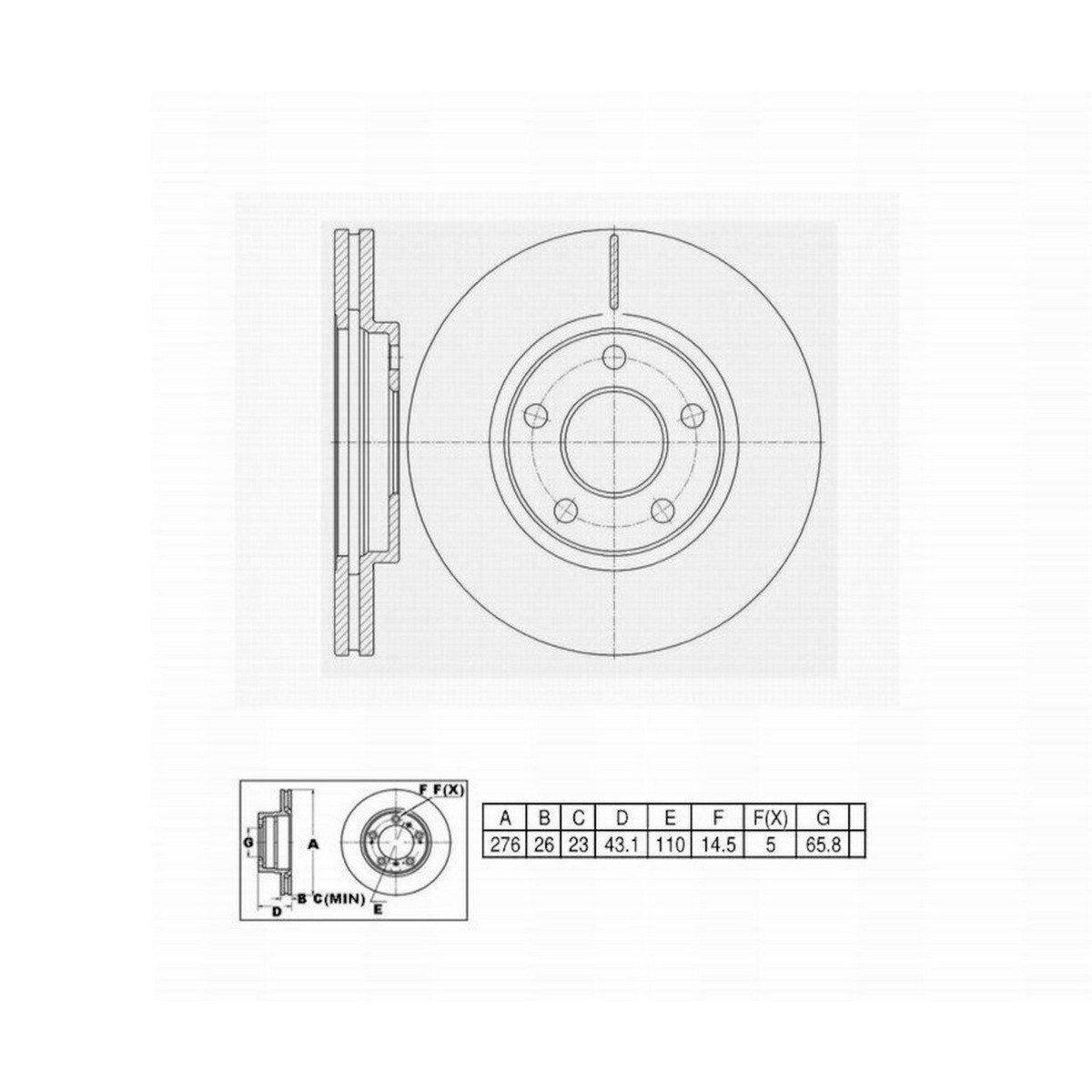 Perfect Stop Perfect Stop Full Line Standard Replacement-Painted 6620323