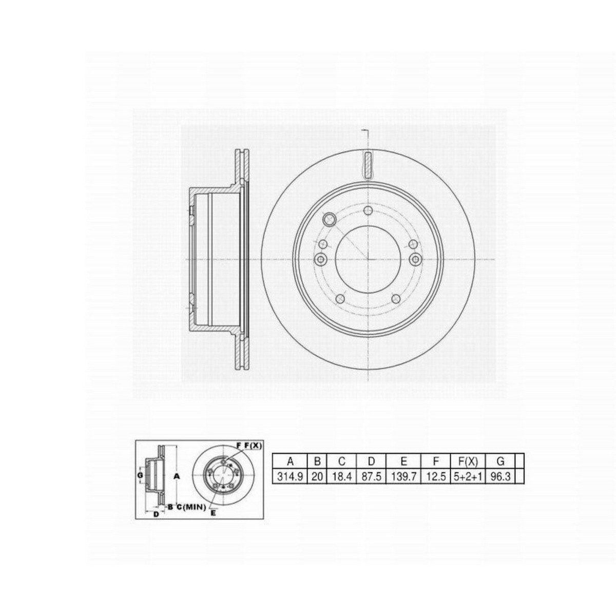 Perfect Stop Perfect Stop Full Line Standard Replacement-Painted 6620429