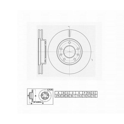 Perfect Stop Perfect Stop Full Line Standard Replacement-Painted 6620500
