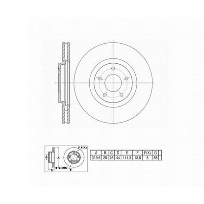 Perfect Stop Perfect Stop Full Line Standard Replacement-Painted 6620745