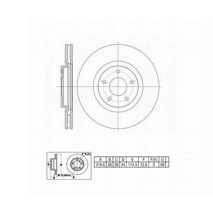 Perfect Stop Perfect Stop Full Line Standard Replacement-Painted 6620745