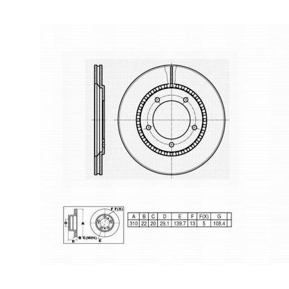 Winhere Brake Parts Disc Brake Rotor 662673 image 6