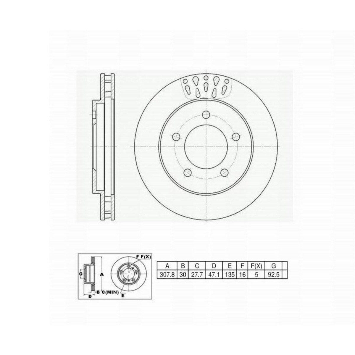 Perfect Stop Perfect Stop Full Line Standard Replacement-Painted 662720