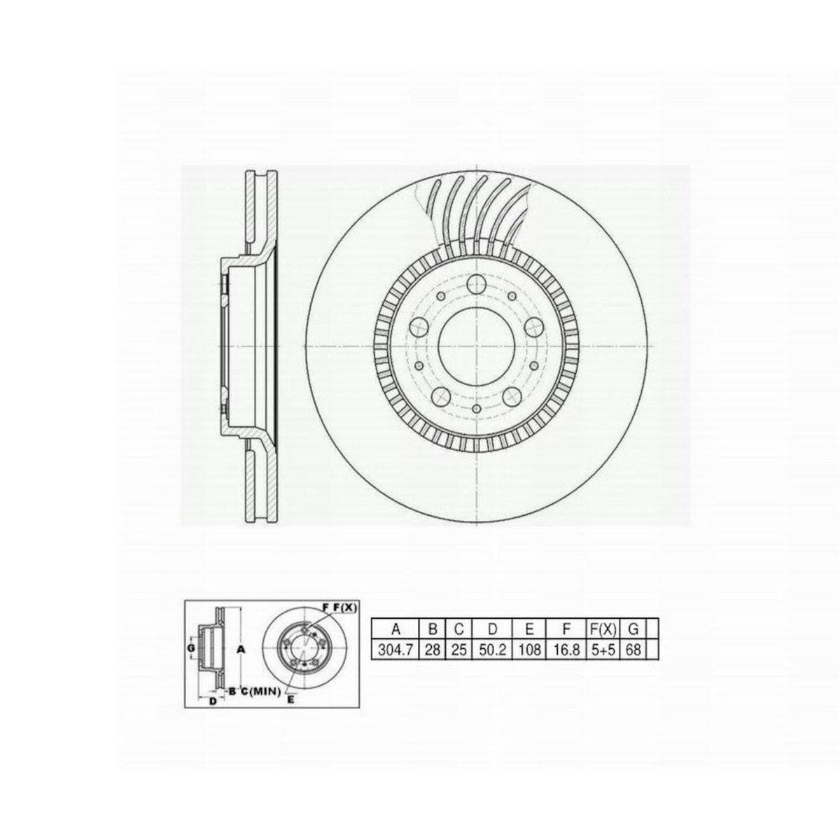 Perfect Stop Perfect Stop Full Line Standard Replacement-Painted 662799