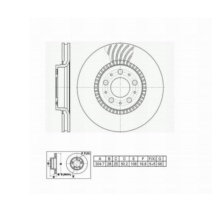 Perfect Stop Perfect Stop Full Line Standard Replacement-Painted 662799