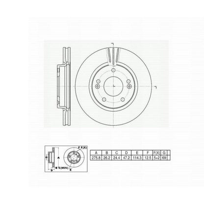 Perfect Stop Perfect Stop Full Line Standard Replacement-Painted 662870