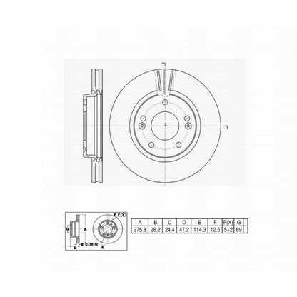 Perfect Stop Perfect Stop Full Line Standard Replacement-Painted 662870