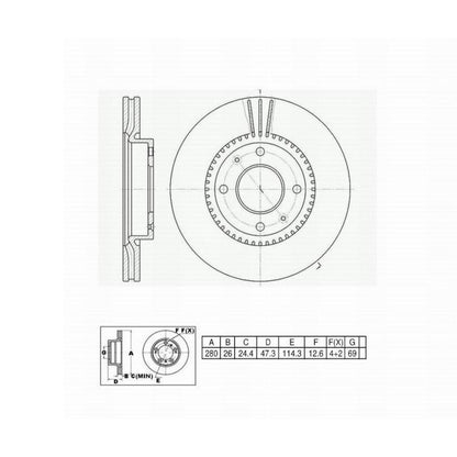 Perfect Stop Perfect Stop Full Line Standard Replacement-Painted 662871