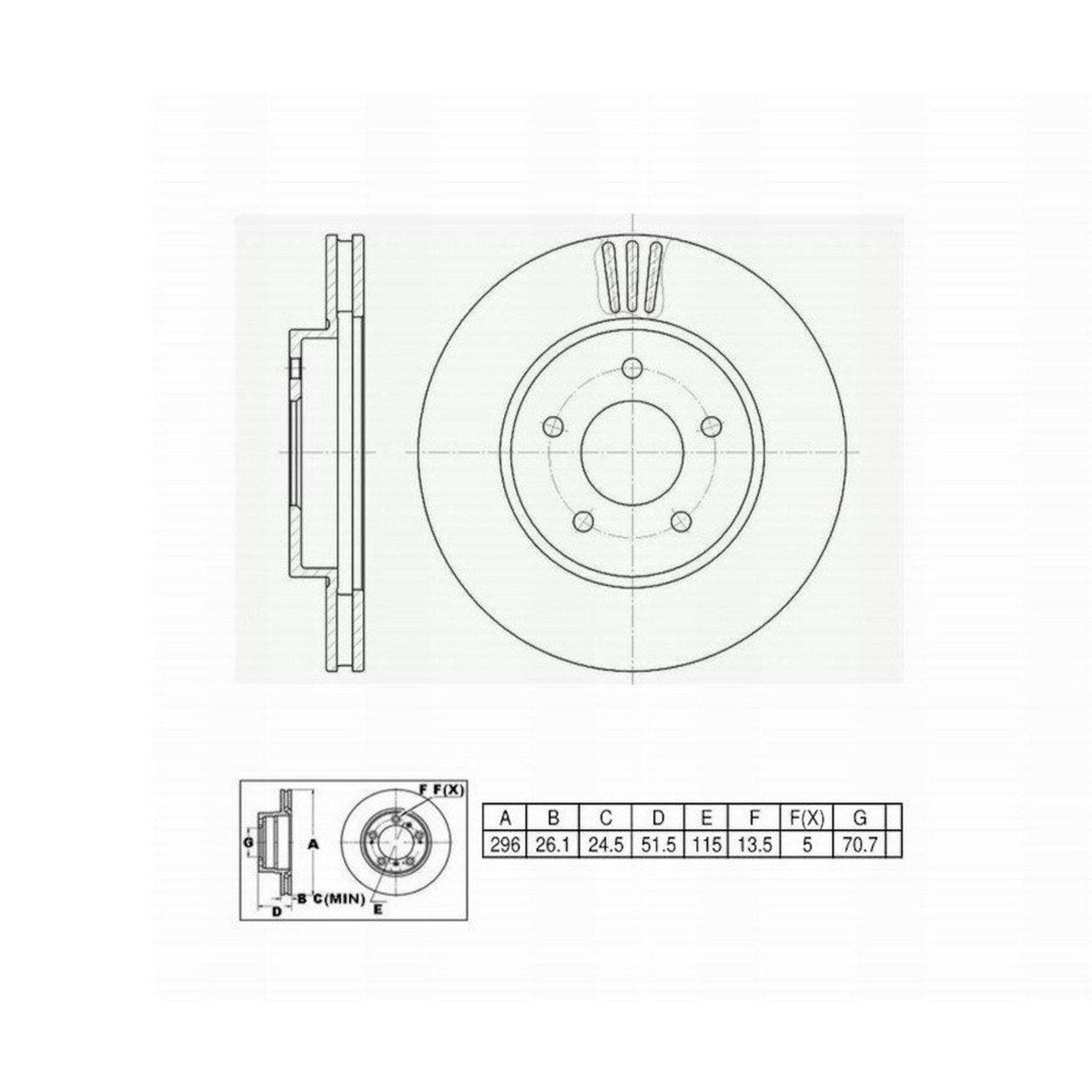 Perfect Stop Perfect Stop Full Line Standard Replacement-Painted 662898