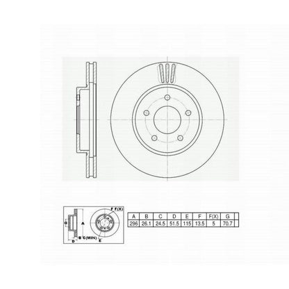 Perfect Stop Perfect Stop Full Line Standard Replacement-Painted 662898