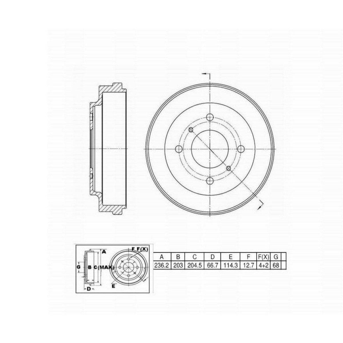 Perfect Stop Perfect Stop Full Line Standard Replacement-Painted 666313