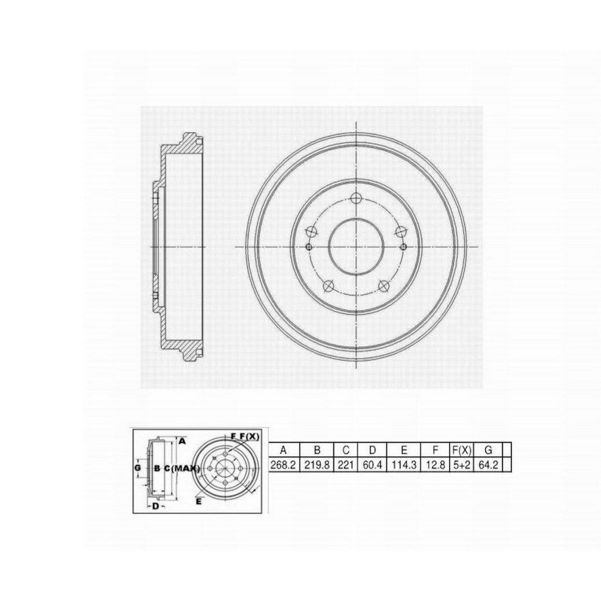 Perfect Stop Perfect Stop Full Line Standard Replacement-Painted 666424