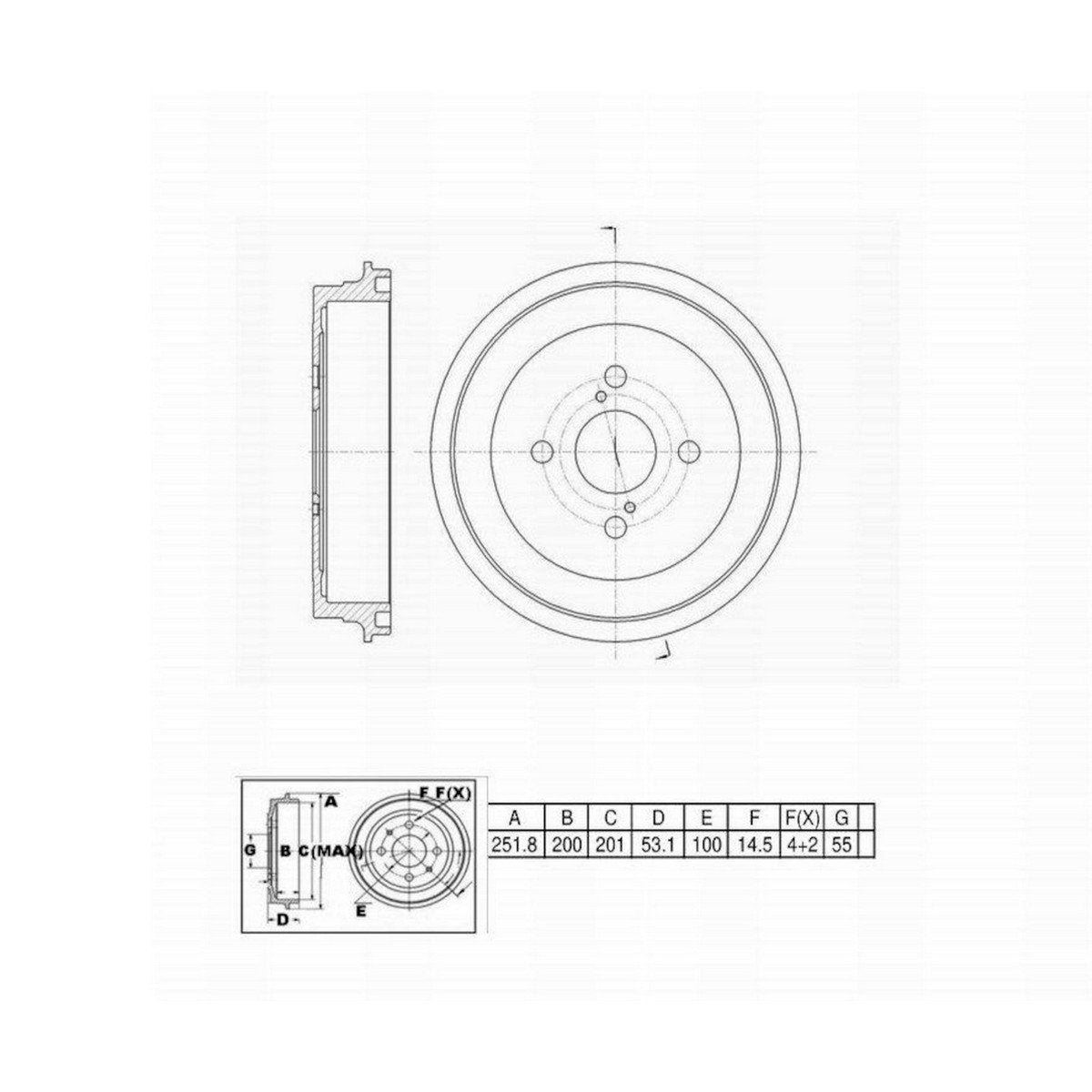 Perfect Stop Perfect Stop Full Line Standard Replacement-Painted 666629