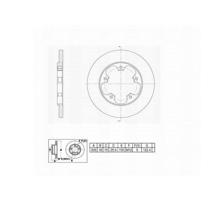 Perfect Stop Perfect Stop Full Line Standard Replacement-Painted 6670126