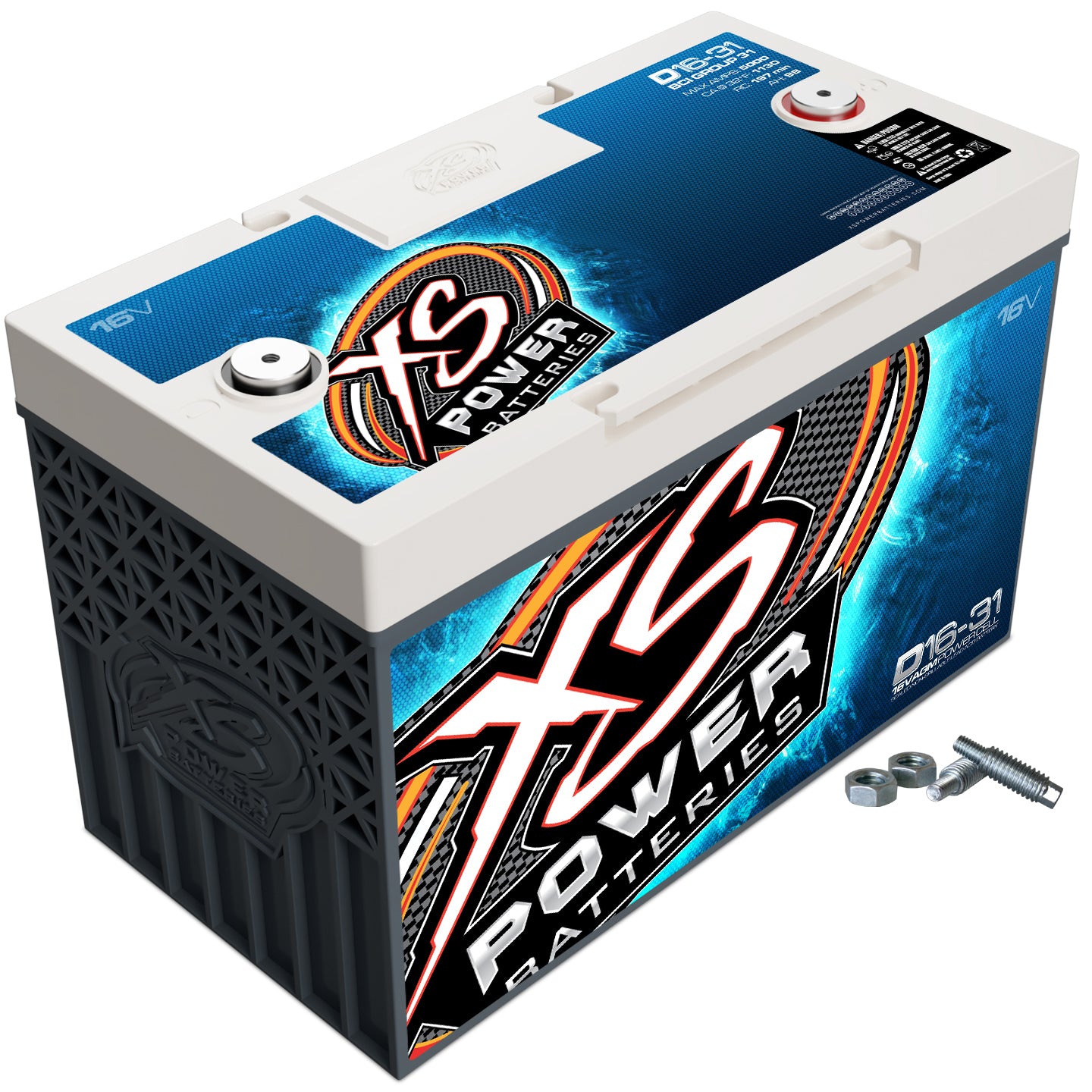 XS POWER BATTERY 16V AGM Battery Group 31 Max Amps 5000 Ignitions and Electrical Charging Systems main image