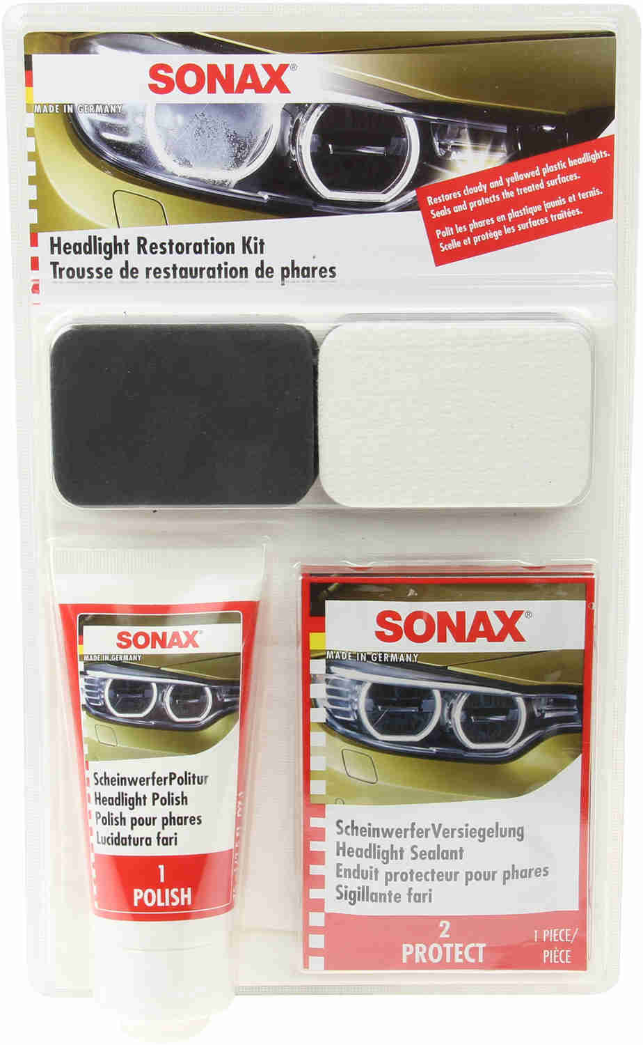 Sonax Headlight Restoration Kit