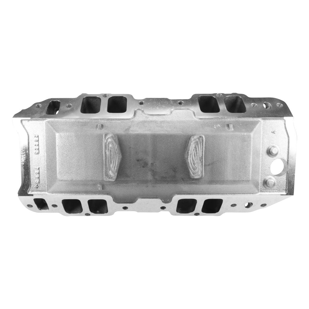 Edelbrock Chevy Big Block RPM Air-Gap 2-R Intake Manifold - Chrome Plasma Finish 7562-CP