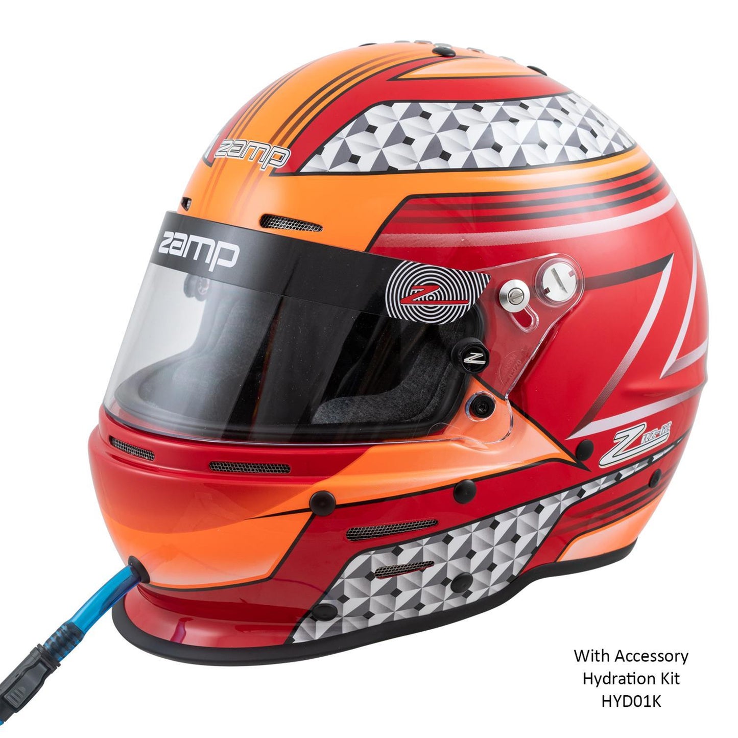 Zamp Solar Helmet RZ-62 Aramid Mix M Red/Org SA2020 Helmets and Accessories Helmets main image