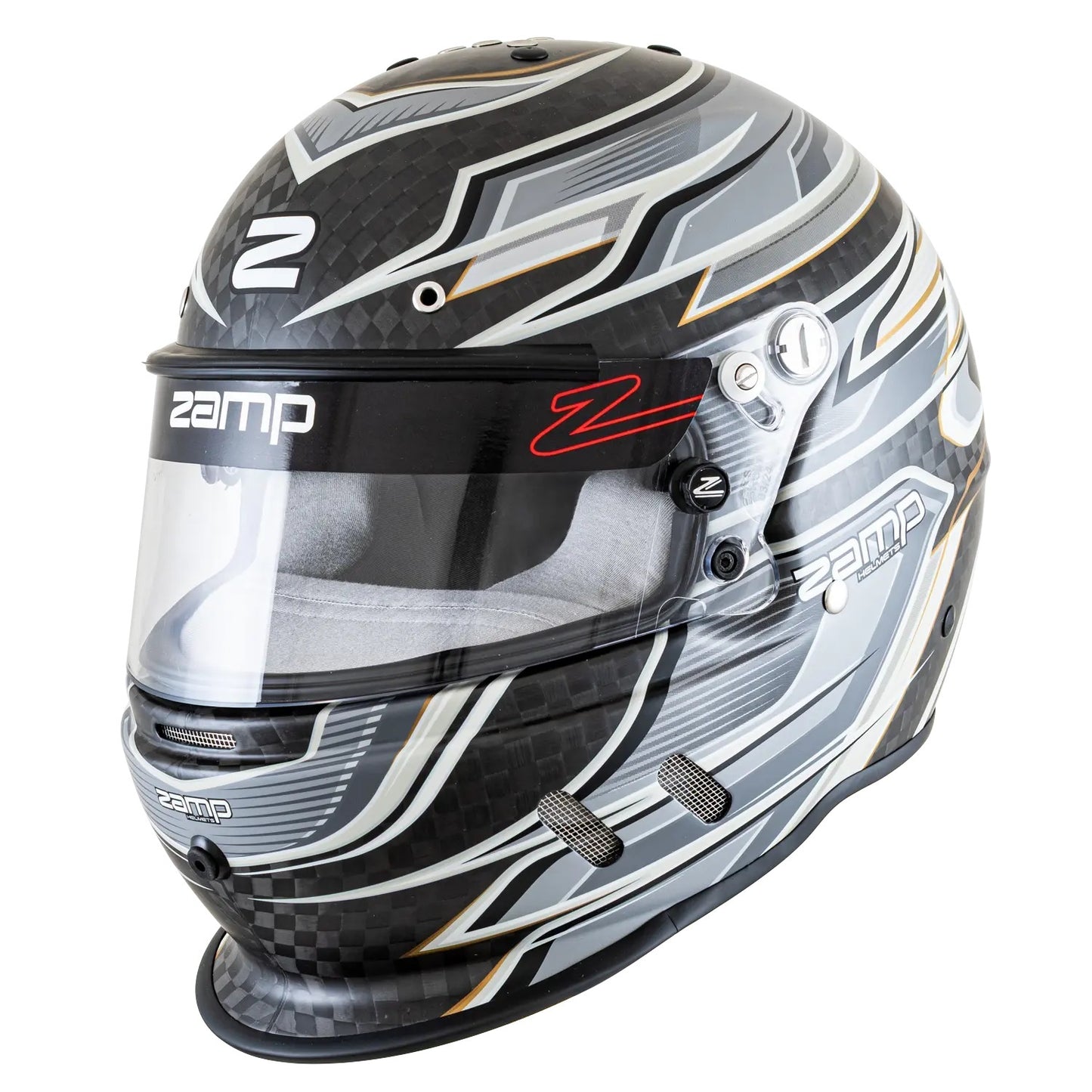 ZAMP Helmet RZ-67D Small Carbon Flo Gray SA2025 Safety Equipment Helmets and Accessories main image