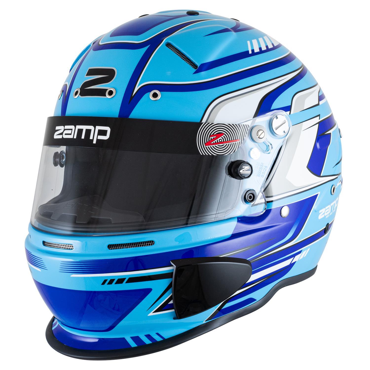 ZAMP Helmet RZ-70S Graphic Medium Blue SA2025 Safety Equipment Helmets and Accessories main image