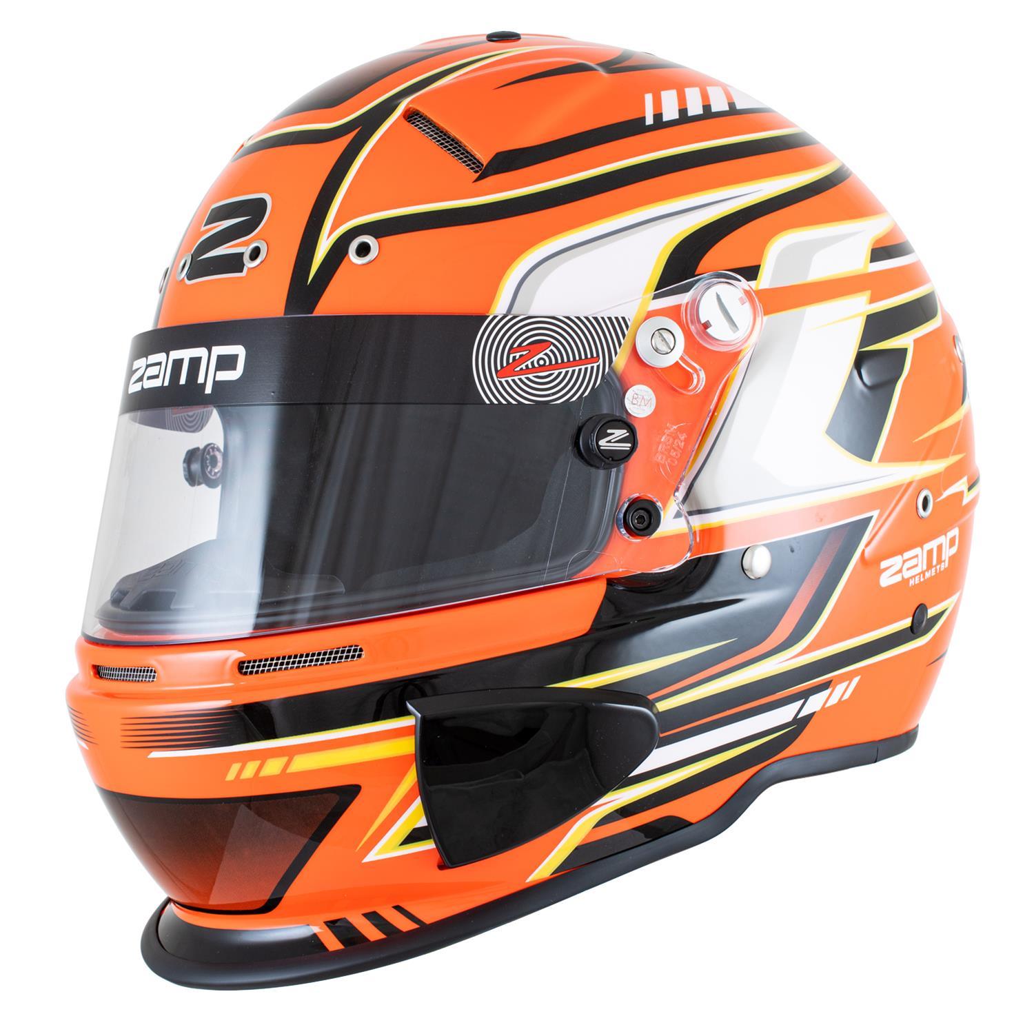 ZAMP Helmet RZ-70S Graphic X-Large Orange SA2025 Safety Equipment Helmets and Accessories main image