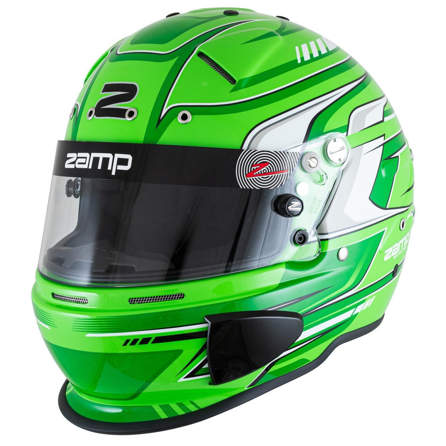 ZAMP Helmet RZ-70S Graphic Medium Green SA2025 Safety Equipment Helmets and Accessories main image