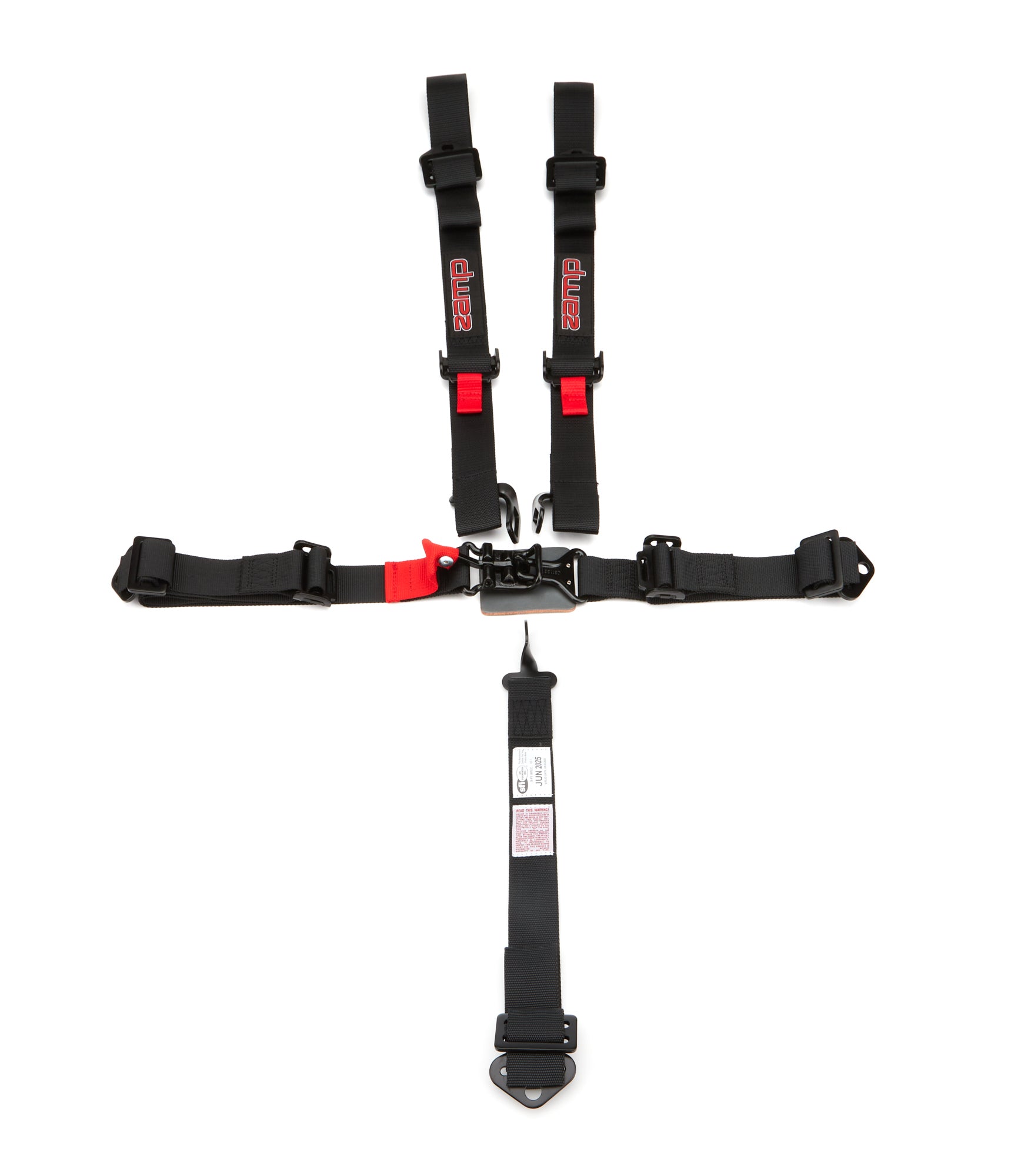 Zamp Solar Harness 5pt Black L&L 3/2in Shoulder SFI 16.1 Safety Restraints Seat Belts and Harnesses main image