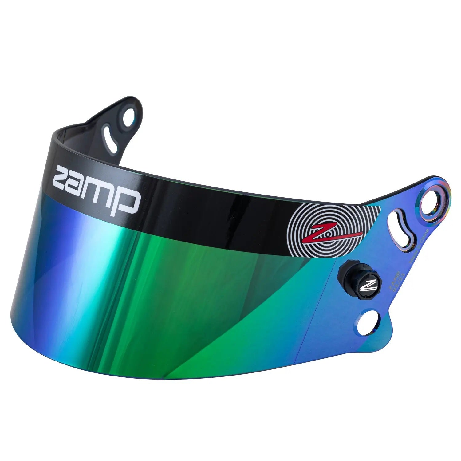 ZAMP Shield Z-20 Green Prism Chrome Safety Equipment Helmets and Accessories main image