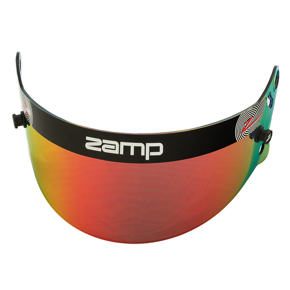 Zamp Solar Shield Red Prizm Chrome Z-20 Series Helmets and Accessories Helmet Shields main image