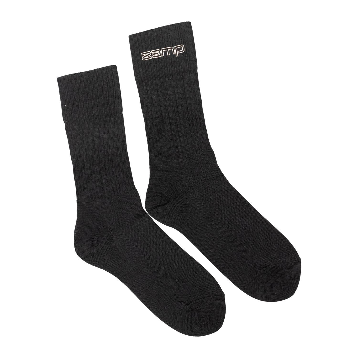 Zamp Solar Socks Black Medium SFI 3.3 Safety Clothing Socks main image