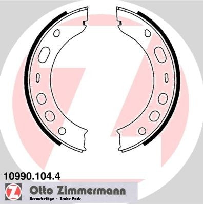 Zimmermann Parking Brake Shoe Set 10990.104.4