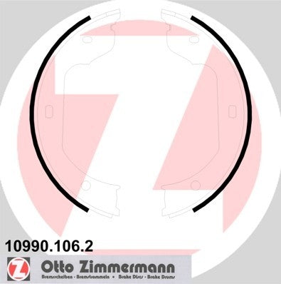 Zimmermann Parking Brake Shoe Set 10990.106.2