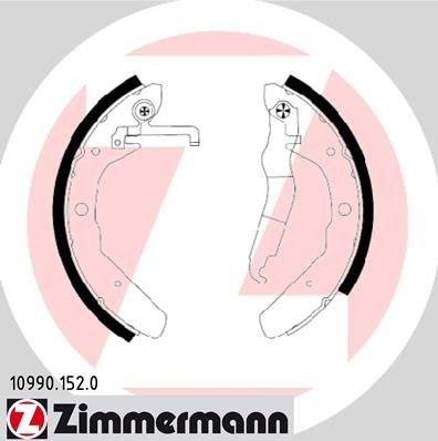 Zimmermann Drum Brake Shoe Kit 10990.152.0