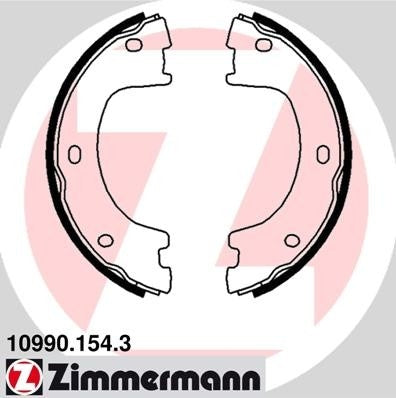 Zimmermann Parking Brake Shoe Set 10990.154.3