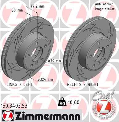 Zimmermann Brake Disc 150.3403.53