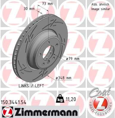 Zimmermann Brake Disc 150.3441.54