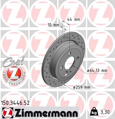 Zimmermann Brake Disc 150.3446.52