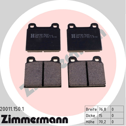 Zimmermann Disc Brake Pad
