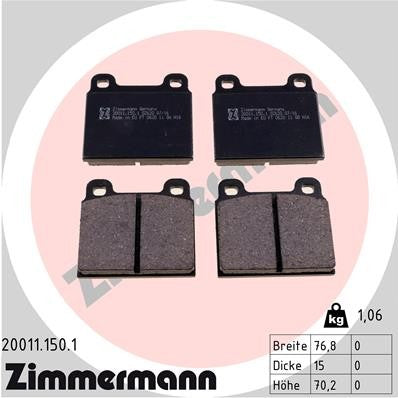 Zimmermann Disc Brake Pad