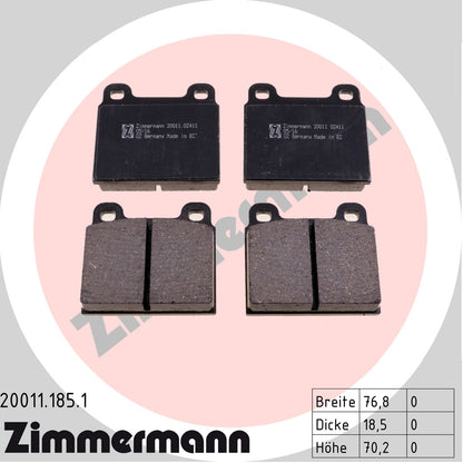 Zimmermann Disc Brake Pad