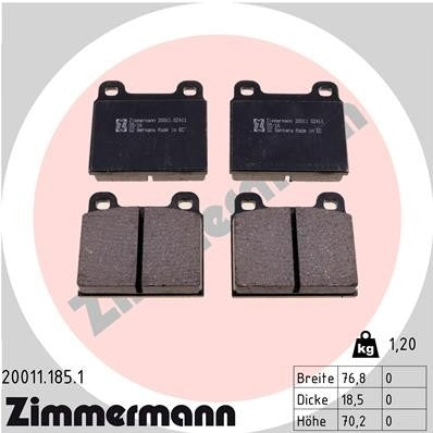Zimmermann Disc Brake Pad