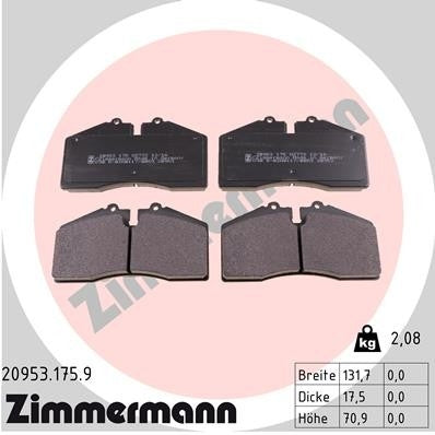 Zimmermann Disc Brake Pad